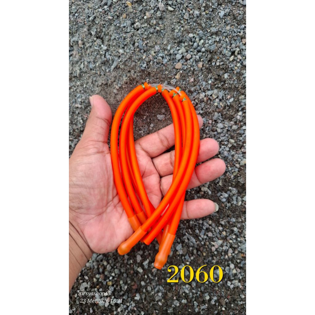 karet ketapel 2060 siap pakai orange premium