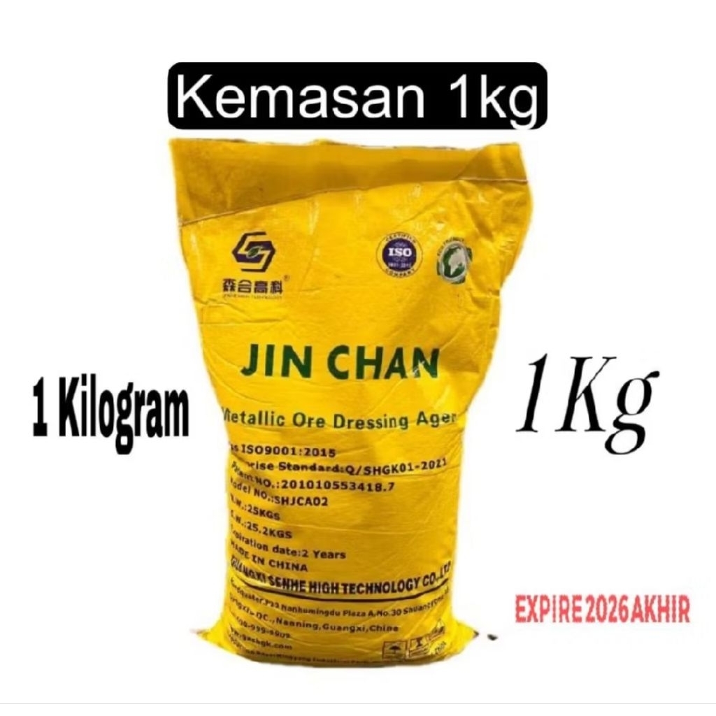 Jin Chan 1 Kg Permurnian  Emas Untuk Tambang Emas