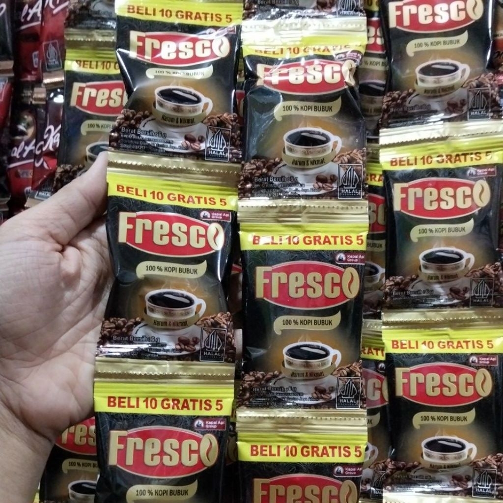 [Harga grosir] Kopi fresco mini isi 10+5 kopi murni 6 gr