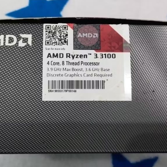 AMD Ryzen 3 3100 box