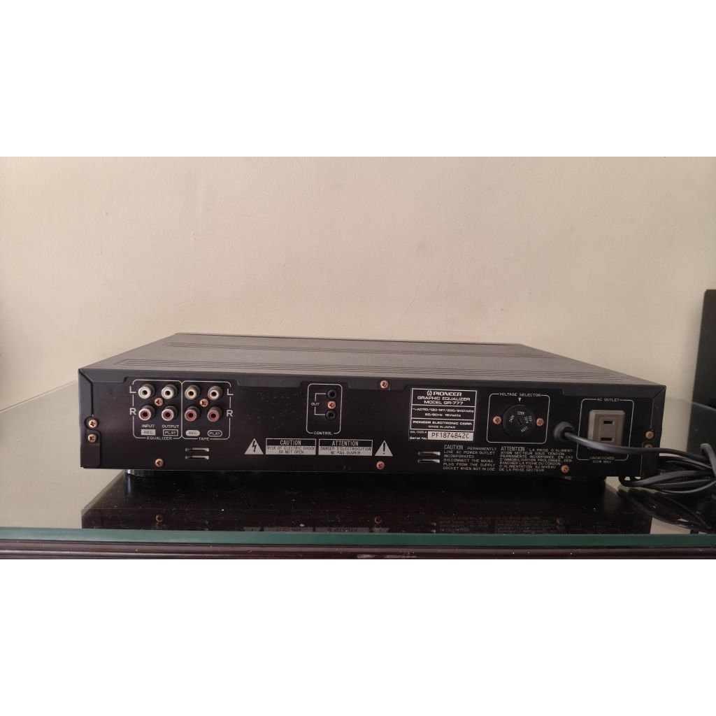 equalizer pioneer gr777
