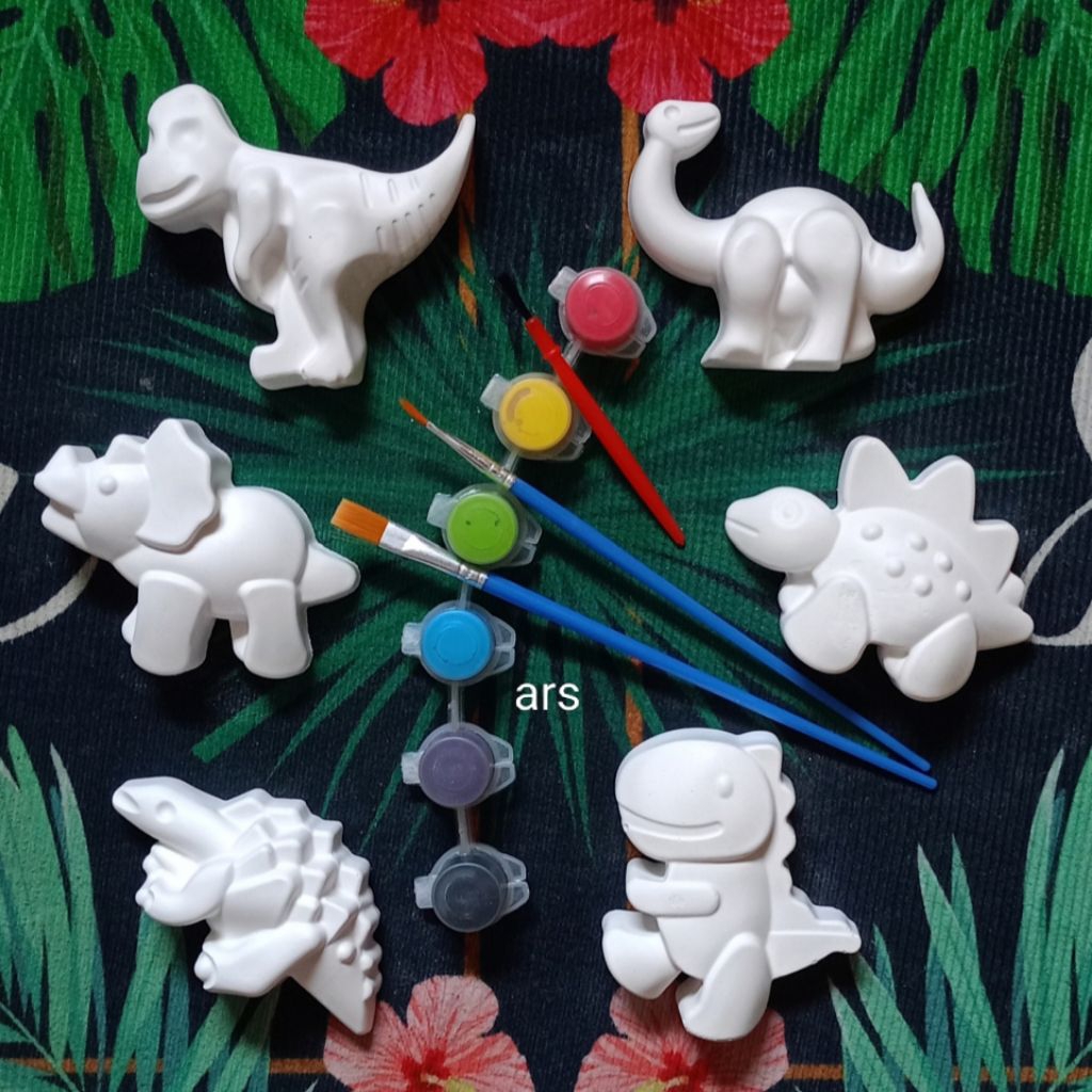 Mainan Anak DIY Painting Kits Gypsum Karakter