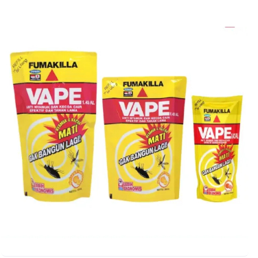 Fumakilla Vape Anti Nyamuk dan Kecoa Cair Cairan Pembasmi Serangga [175 mL/360ml/720ml Pouch]