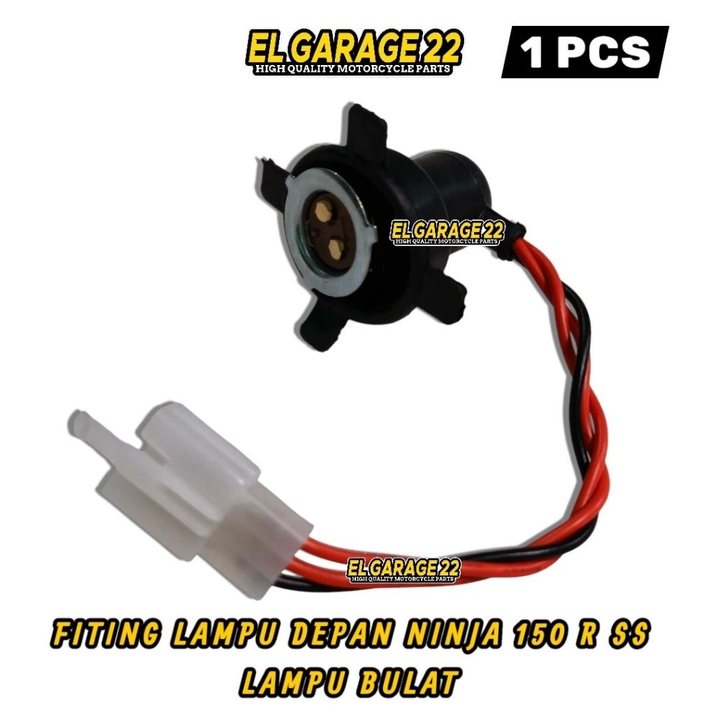 PITING LAMPU DEPAN NINJA 2T 150 R SS - Kabel piting lampu ninja lampu bulat soket 3 pin