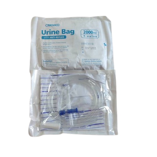 Urine Bag  2 liter T - Valve Kantong Urin / UrinBag
