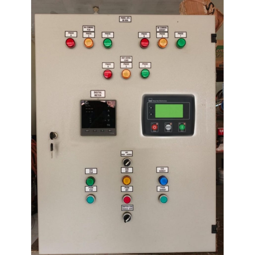 PANEL ATS 20kva pln genset 3 phase