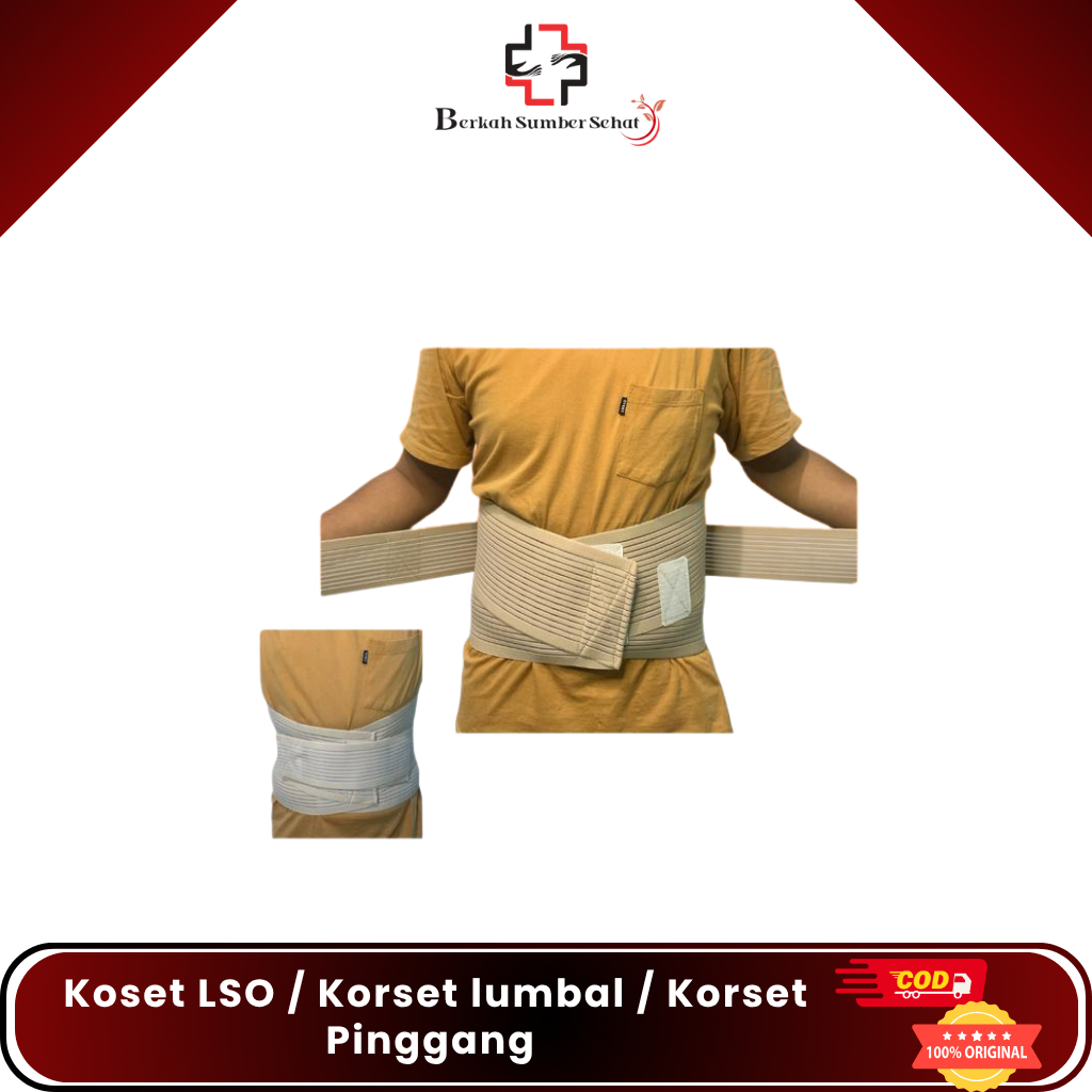 Koset LSO / Korset lumbal / Korset Pinggang / Korset LBP Ortopro