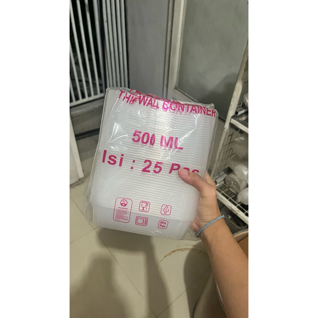 THINWALL 500ML isi 25 cup slime