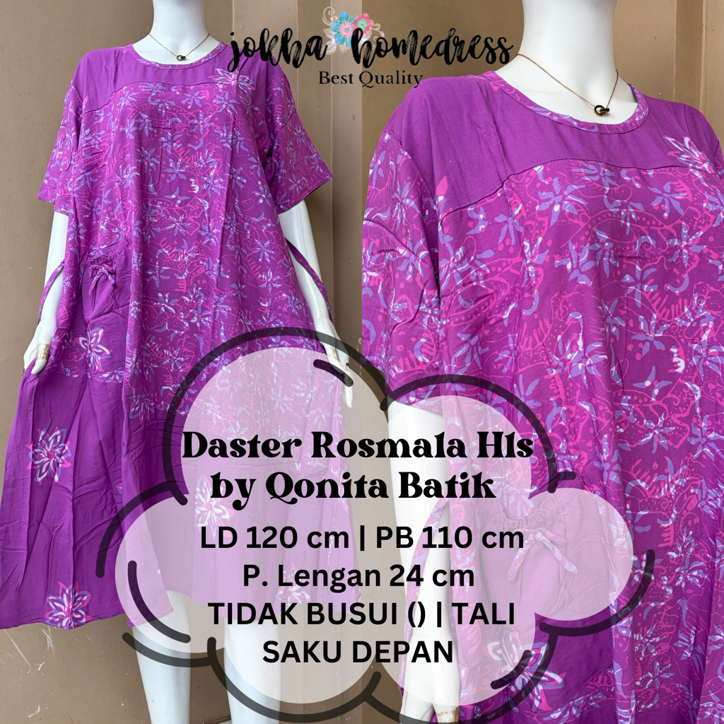 Daster Batik Rosmala Jumbo by Qonita Batik Pekalongan