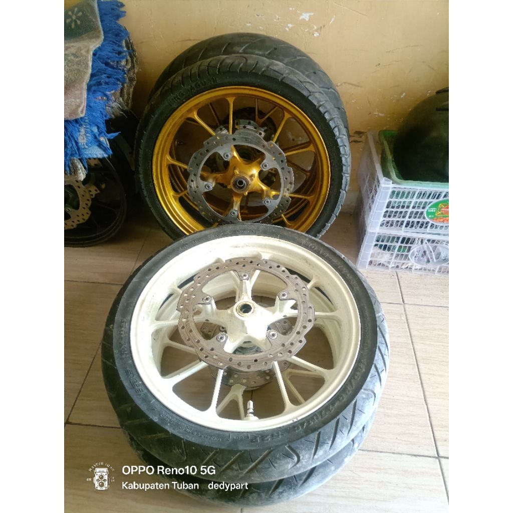 roda ful set ban copotan ori cbr150 k45N cbr facelift I cb150r V4 I CBX
