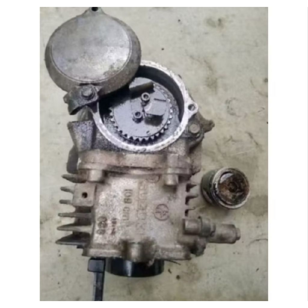 BLOCK HEAD HED BLOK HEAD SILINDER HEAD SUZUKI SMASH NEW PNP SMASH 110 FULL SET ORIGINAL SECOND COPOT