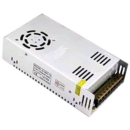 PSU Jaring 13.8V 40A 60A 80A 100A Switching Adapter CCTV LCD RGB LED Strip Fan Universal Awet