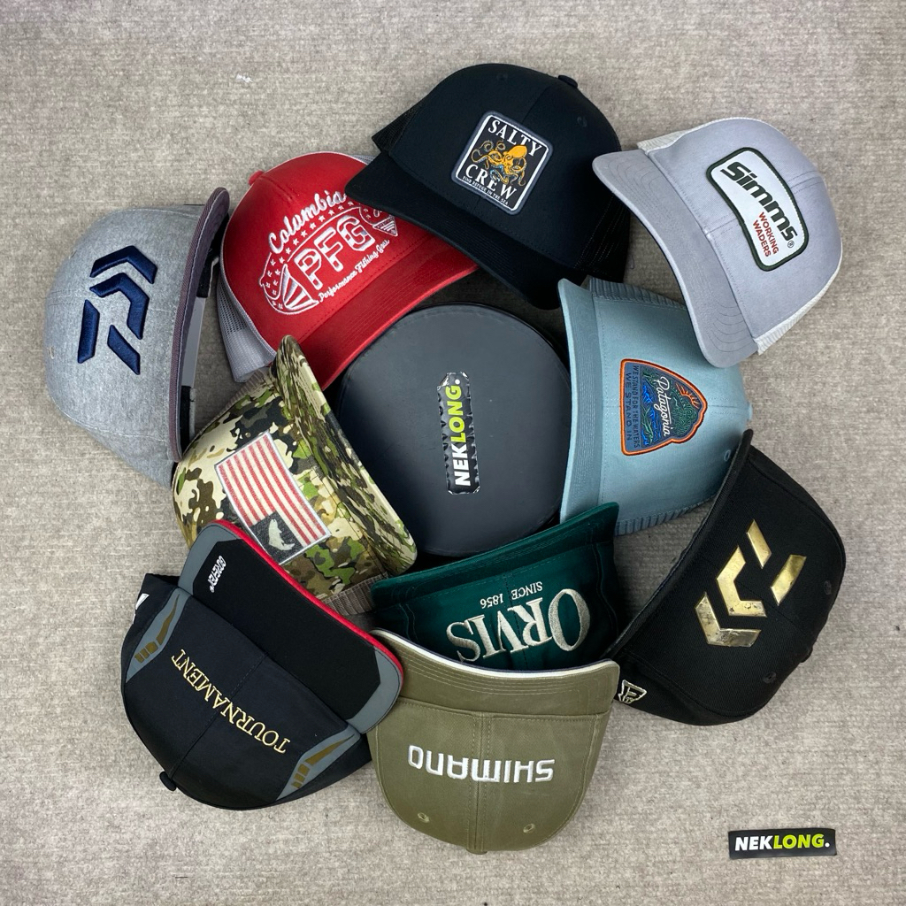 Topi Mancing Second Gambar Ikan Fishing Brand