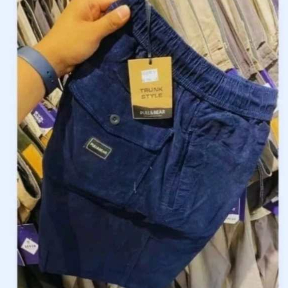 Celana Corduroy pendek pria PREMIUM JUMBO || Celana Pendek Pria bahan corduroy premium