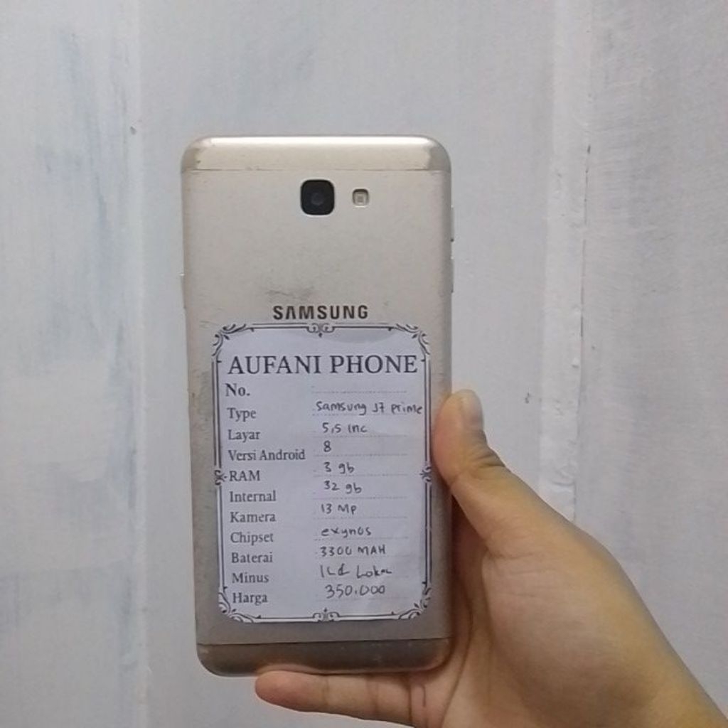 Samsung j7 prime ram 3/32gb minus lcd lokal