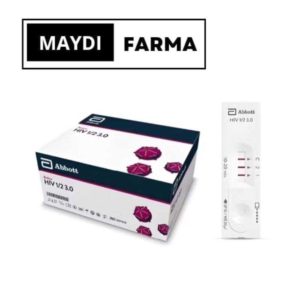 ABBOUT SD Bioline HIV 1/2 3.0 Box isi 30 - Tes HIV cepat 20 menit Sensitivitas 100% Spesifikasi 99,8
