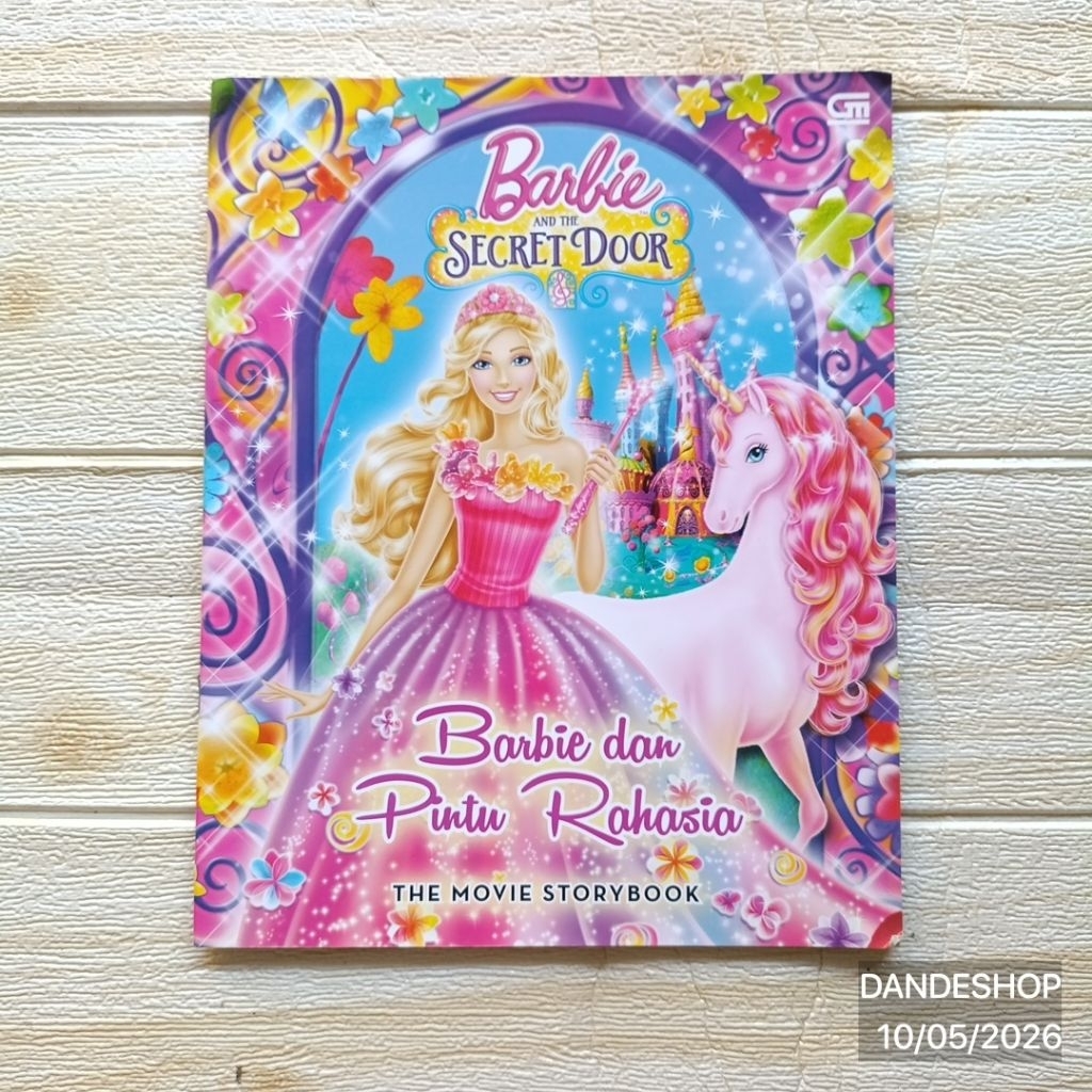 Barbie and the Secret Door - Barbie dan pintu rahasia The Movie story book Gramedia - Buku Cerita An