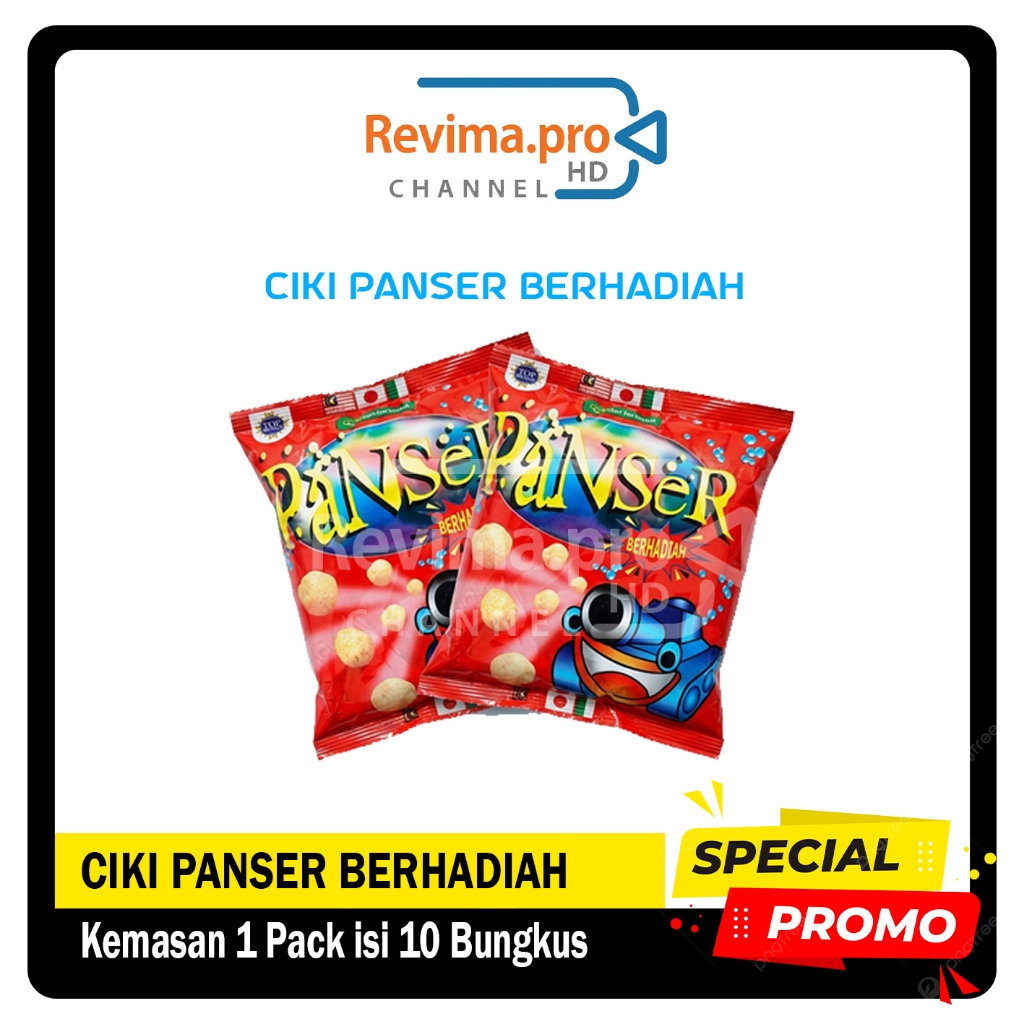 Snack Jadul PANSER BERHADIAH Kemasan 1 pack isi 10 Bungkus