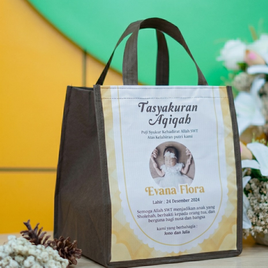 Tas Aqiqah Hantaran Nasi Souvenir Aqiqah Tas Berkat Tas Kardus Ukuran 24 Tas bingkisan