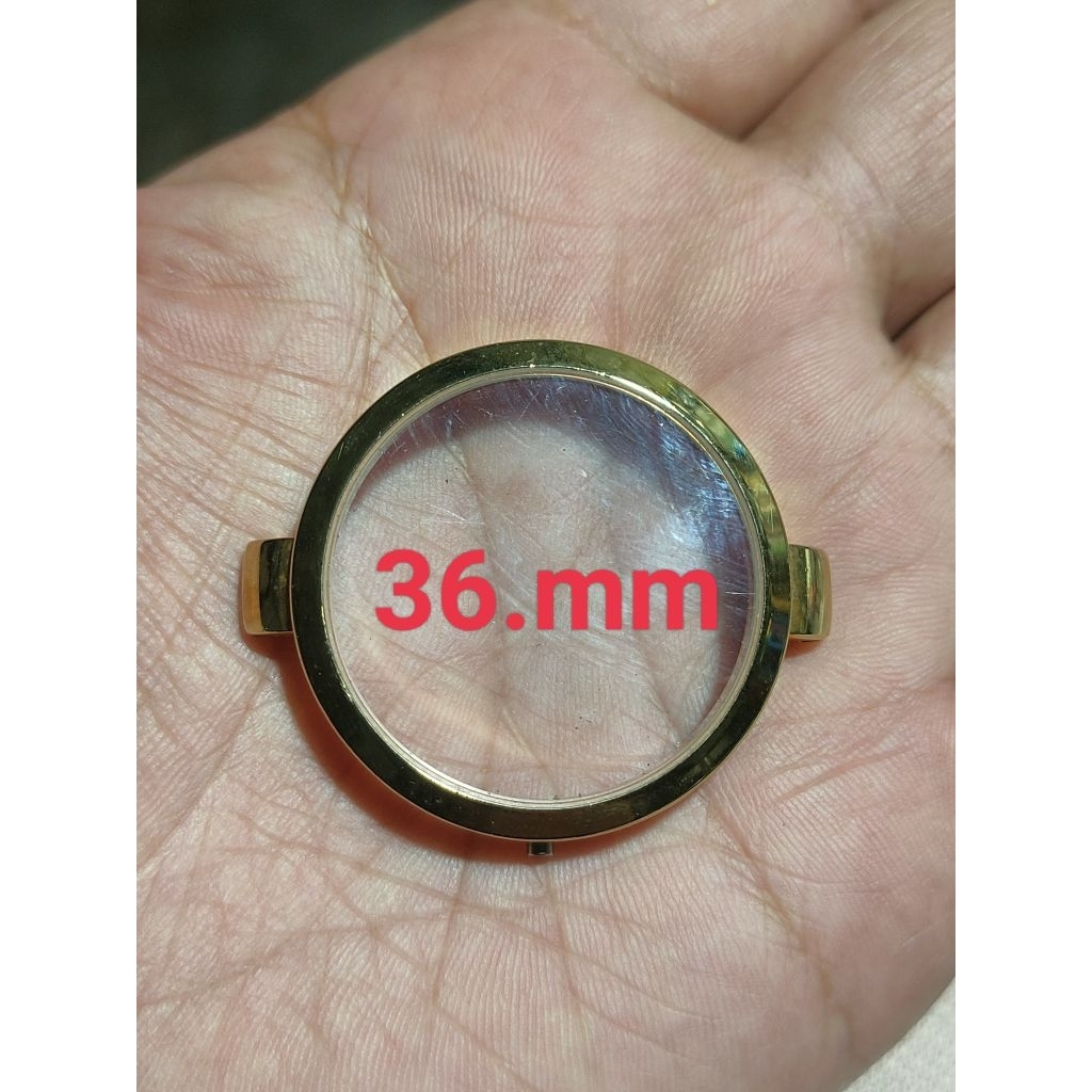 case jam tangan casing arloji ukuran 36.mm second