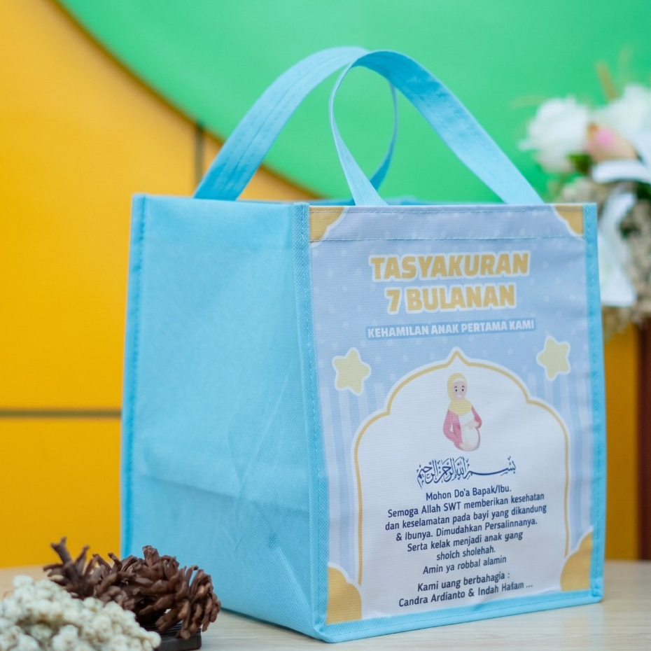Tas Aqiqah Hantaran Nasi Souvenir Aqiqah Tas Berkat Tas Kardus Ukuran 20