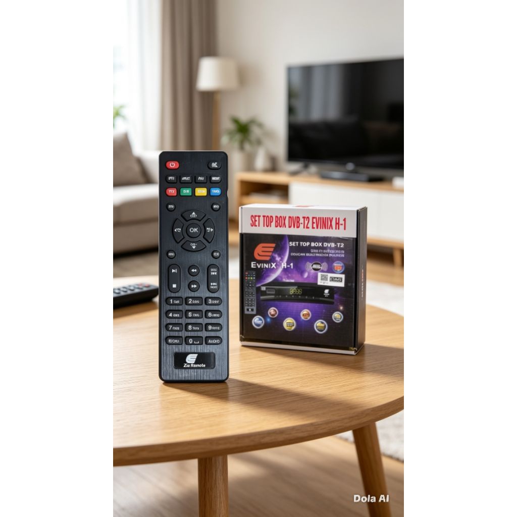 REMOTE REMOT SET TOP BOX STB DVB T2 EVINIX H1