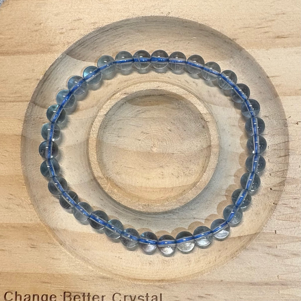 Gelang Batu Alam Natural Blue Fluorite HQ