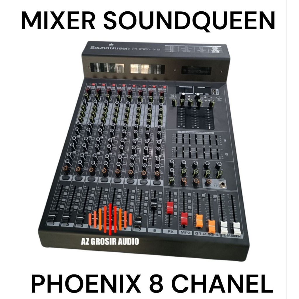 mixer soundqueen Phoenix 8 Phoenix 12 Phoenix 16 chanel mixer soundqueen