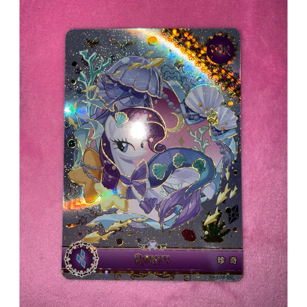 [OFFICIAL] Rarity-SGR Kayou My Little Pony cards kartu my little pony mlp cards