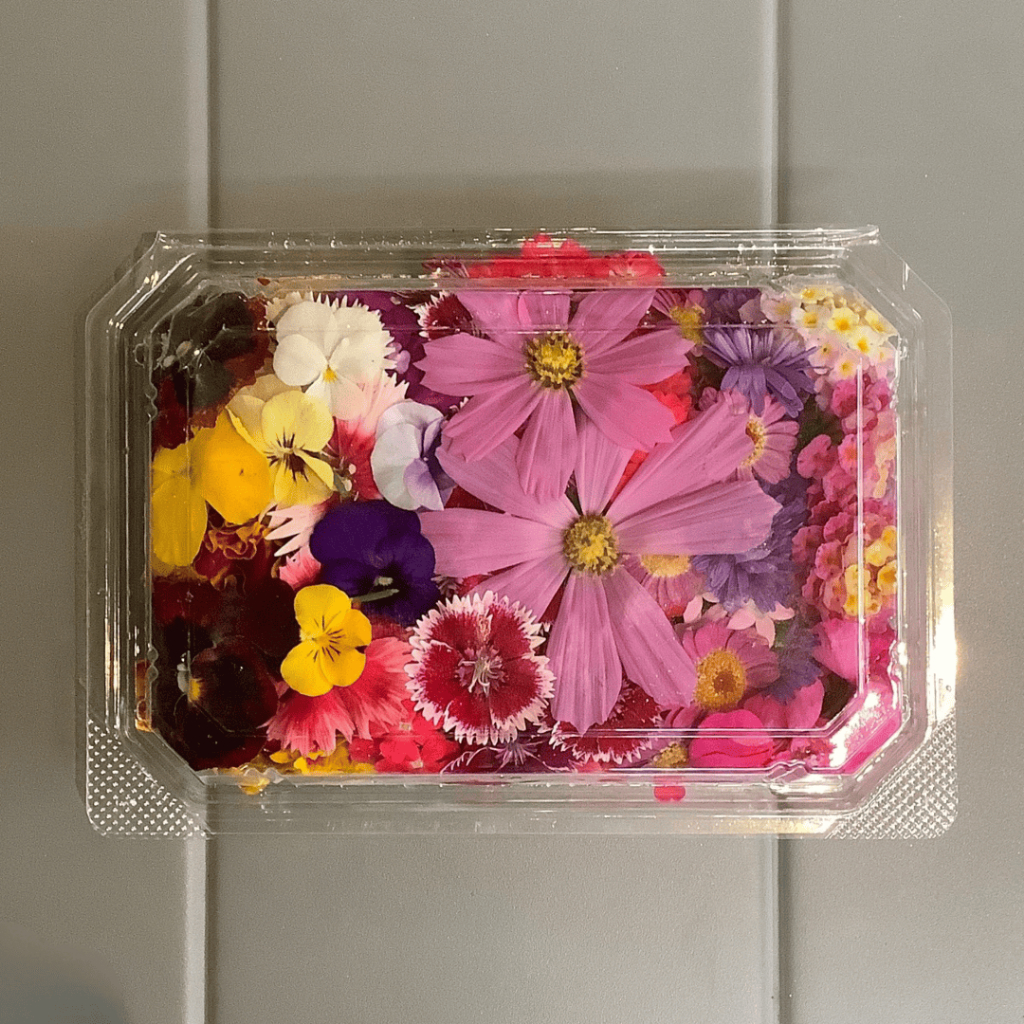 Mix edible flower