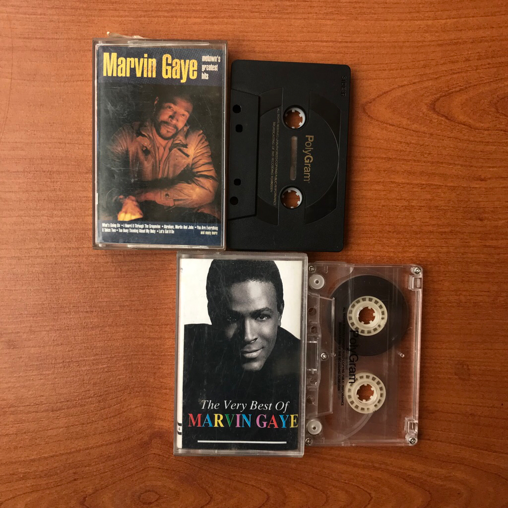 Kaset Marvin Gaye Motown’s Greatest Hits & The Very Best of (sepaket cek deskripsi)