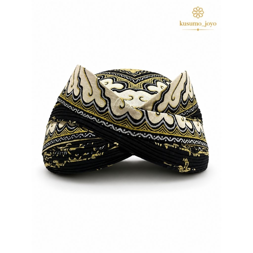 Blangkon Solo Prabawan  Premium Batik Tradisional Bukan Blangkon Lipat Cuci