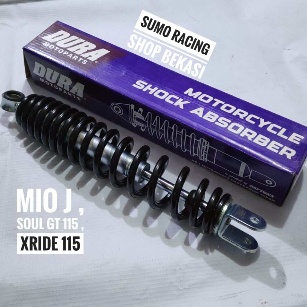 SHOCKBREAKER MIO J SINGLE SHOCK BELAKANG DURA BY DAYTONA BLACK 5453