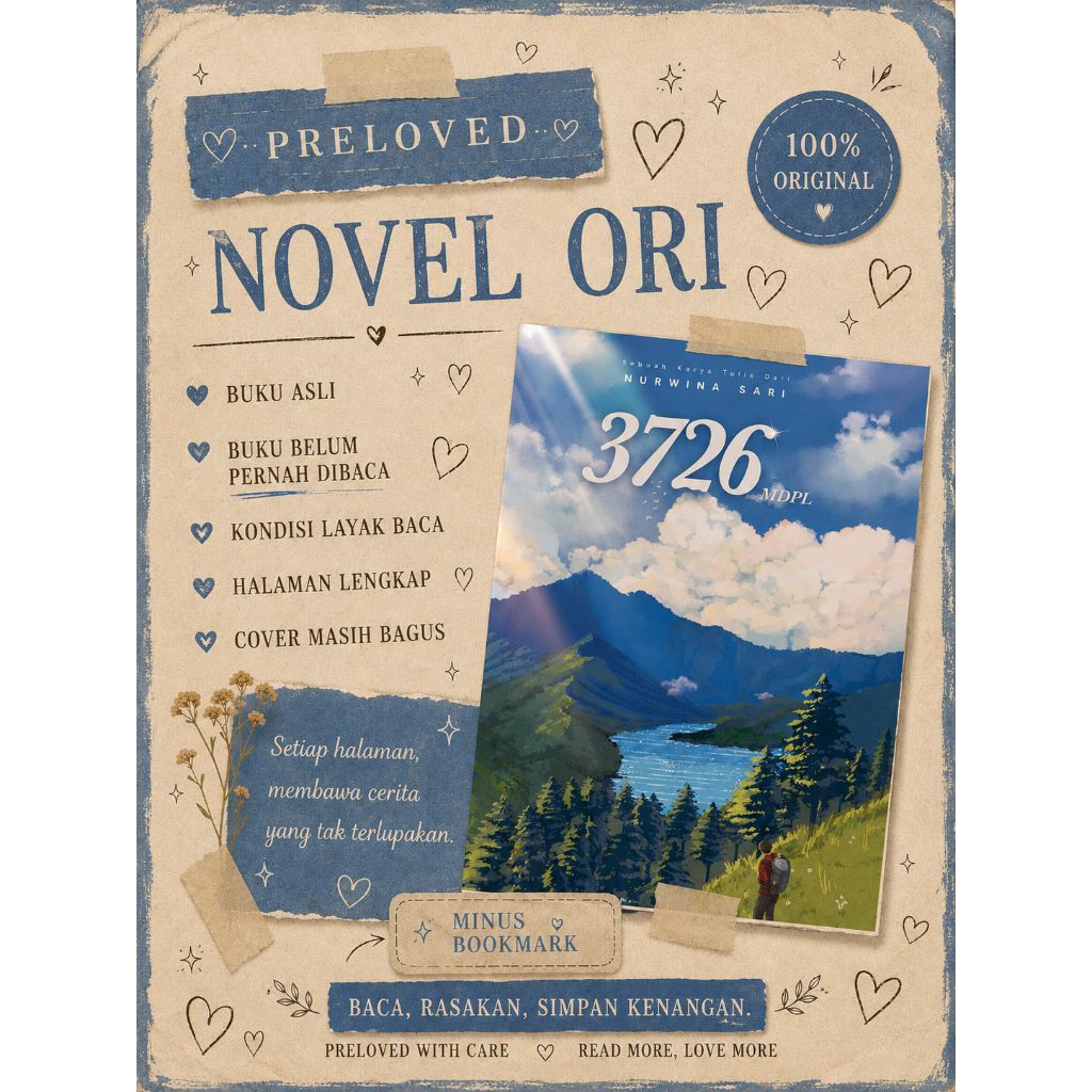 Preloved Novel 3726 mdpl