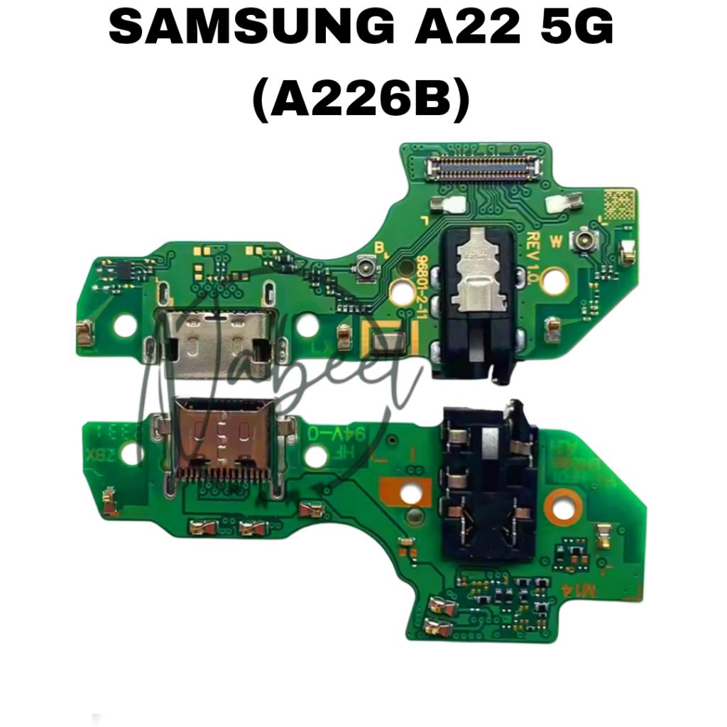 CONECTOR CAS / PCB CAS / PAPAN CAS HP SAMSUNG A22 5G (A226B) ORI