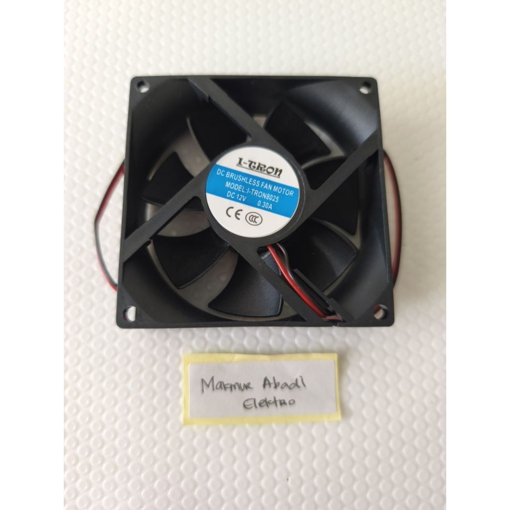 Fan DC 8x8 12v putaran cepat / High Speed 0.3A
