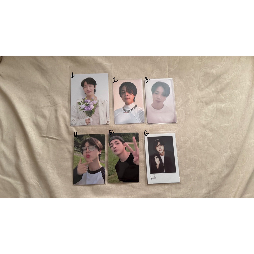 PC BTS JIMIN JIN JHOPE V TAEHYUNG FACE ITS 2 ME MYSELF PORTOFOLIO MEMBERSHIP MPC DECO KIT