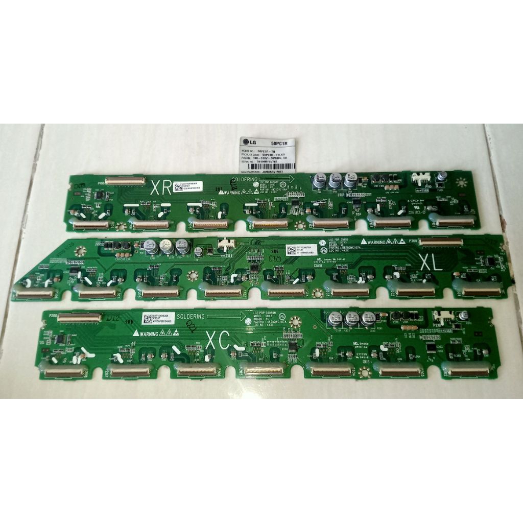 1 Set Board(XRLBT, XRCBT, XRRBT) TV LG Plasma seri 50PC1R-TH