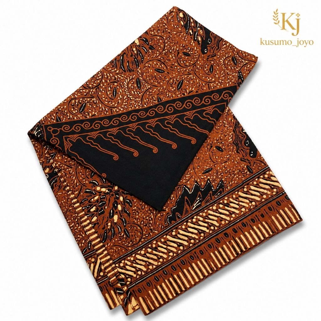 Udeng Jawa Batik Semi Tulis Sogan Classic Series 01-11 Katun Premium 100x100 Ikat Kepala Adat Jawa B
