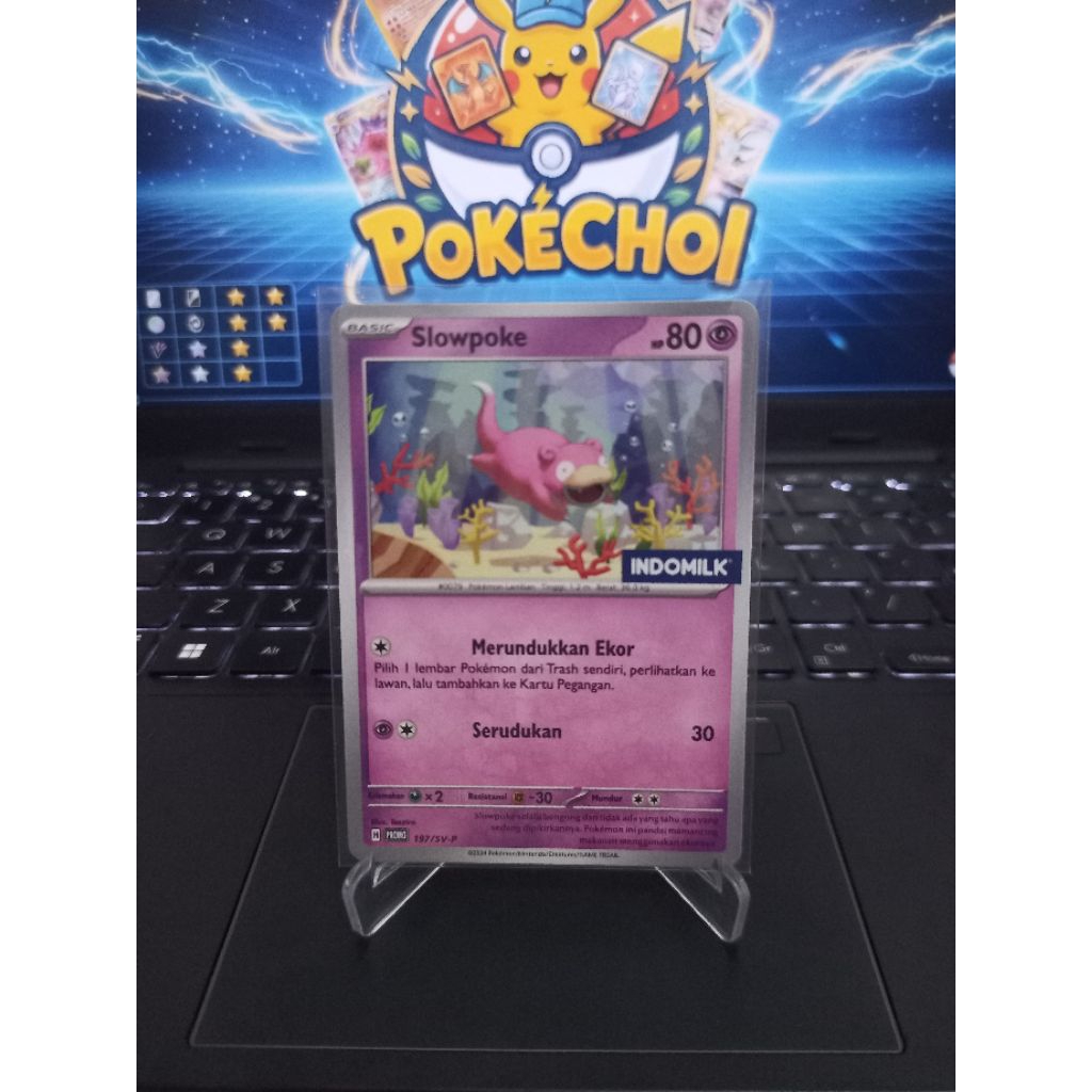 Slowpoke - 197/SV-P | TCG Pokemon Indonesia Promo Indomilk