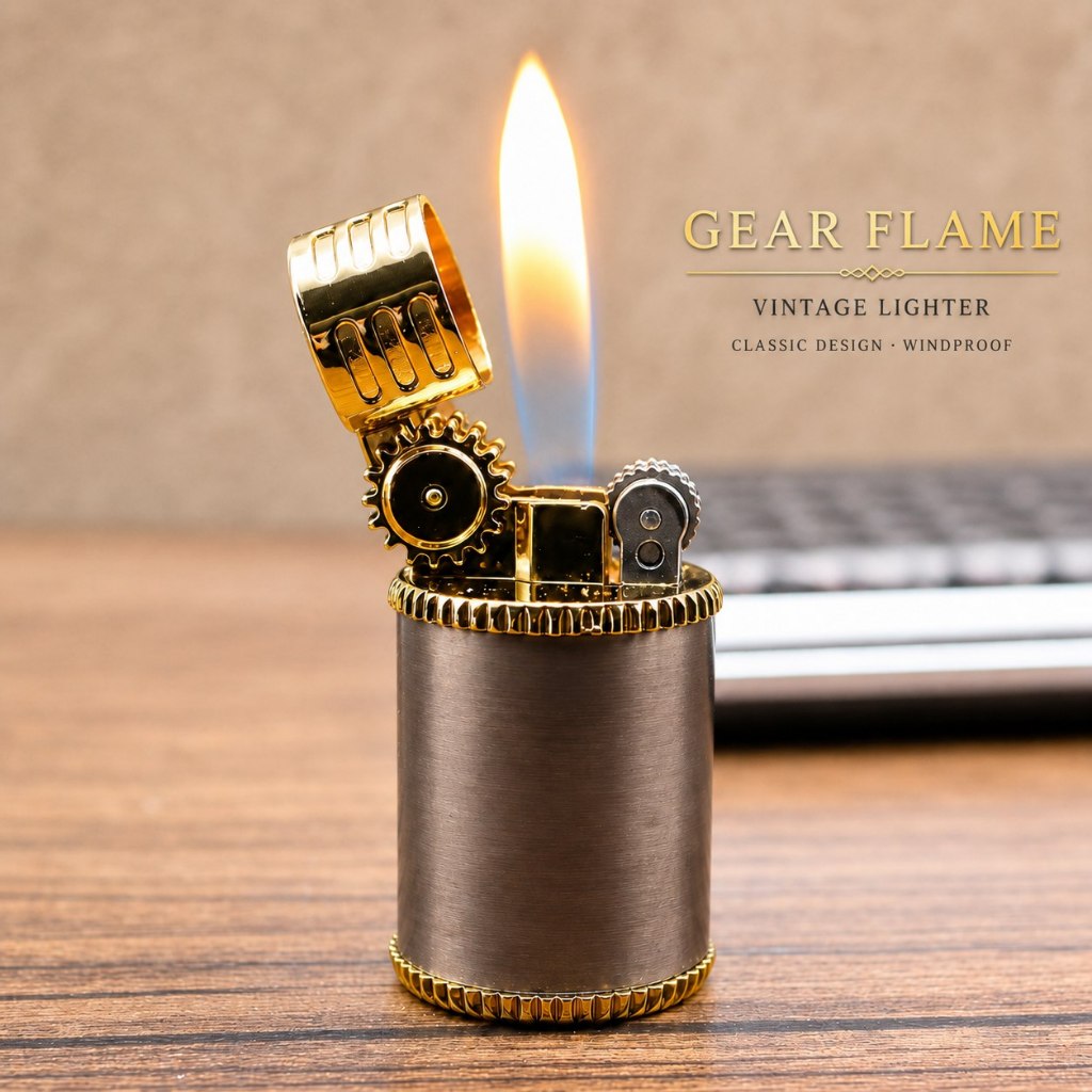 Korek Api Mini Korek Desain vintage eksklusif  Nyala Api Lilin HP201