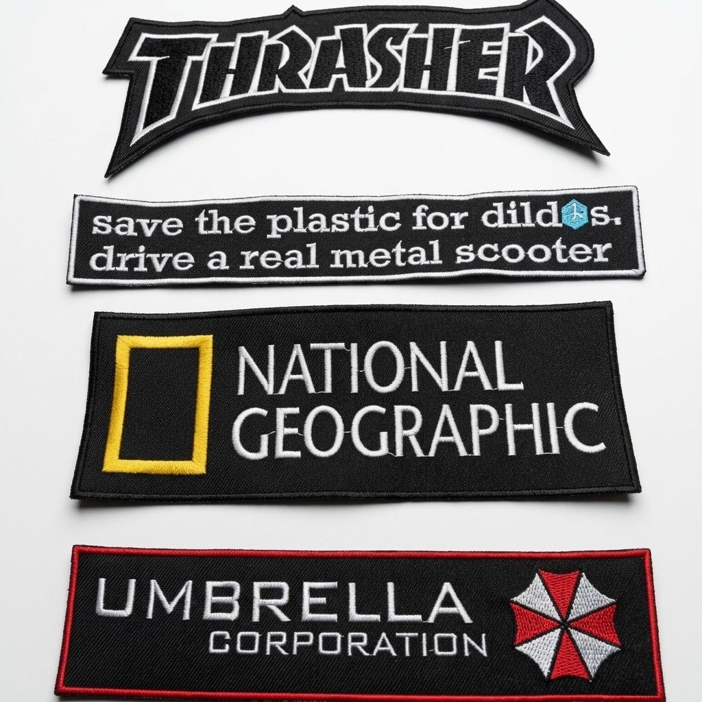 Patch Bordir brand,logo sponsor, emblem bordir komputer,patch bordir