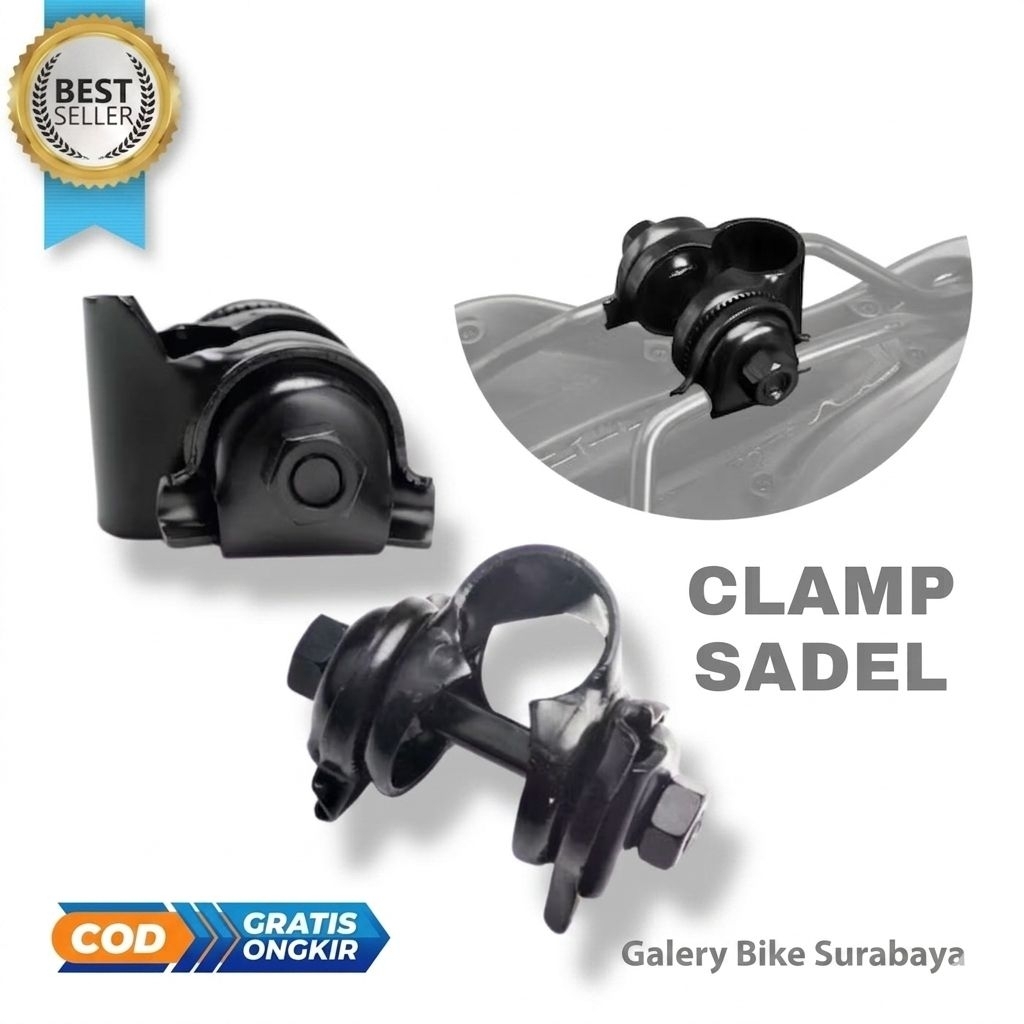 BIKE Clamp sadel sepeda anak mtb fixie lipat klem penjepit jok seatpost