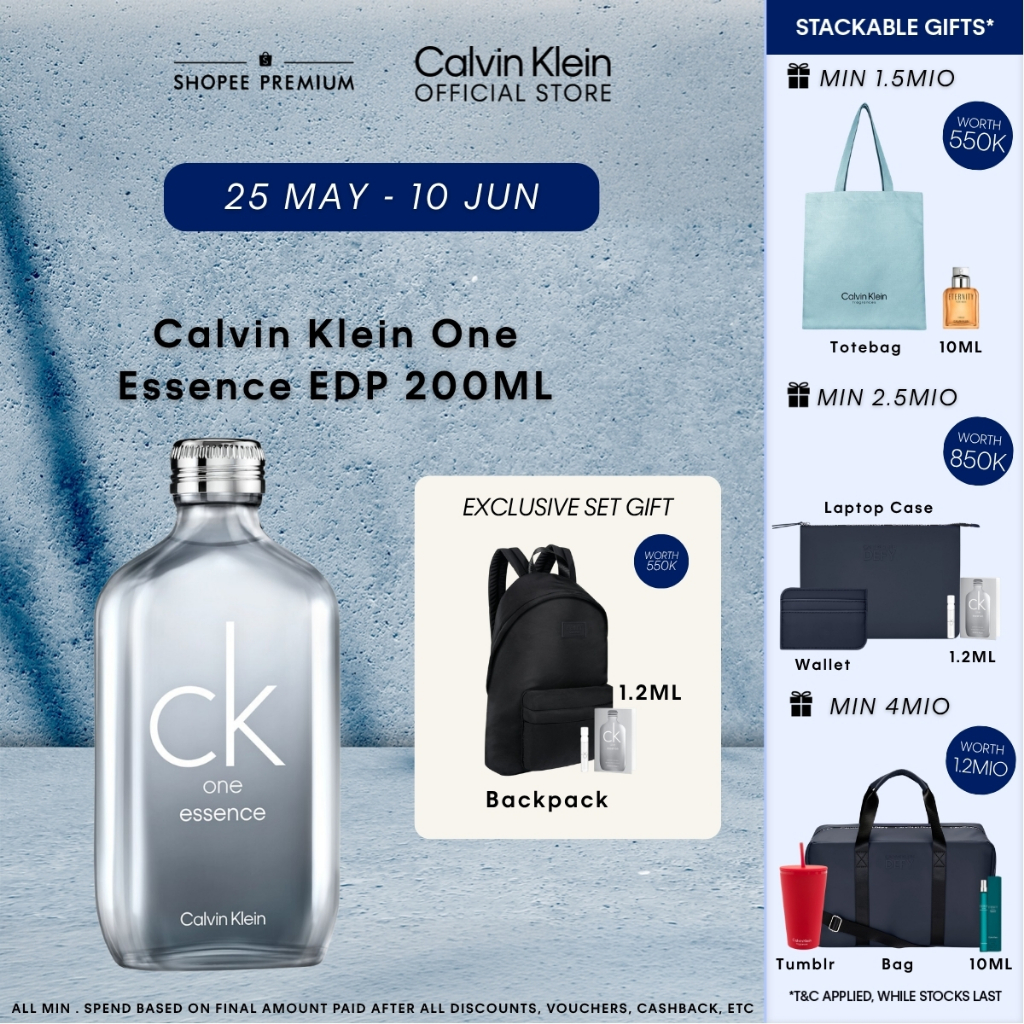 Calvin Klein CK One Essence 30th Anniversary Parfum EDP - For Everyone (Unisex Perfume Fragrance Min