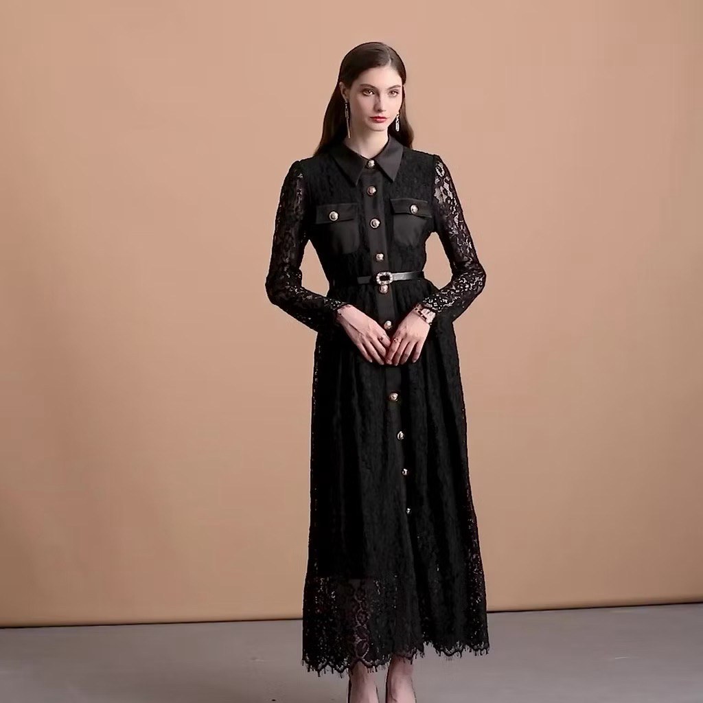 Long Dress High Quality  Lengan Panjang Import China