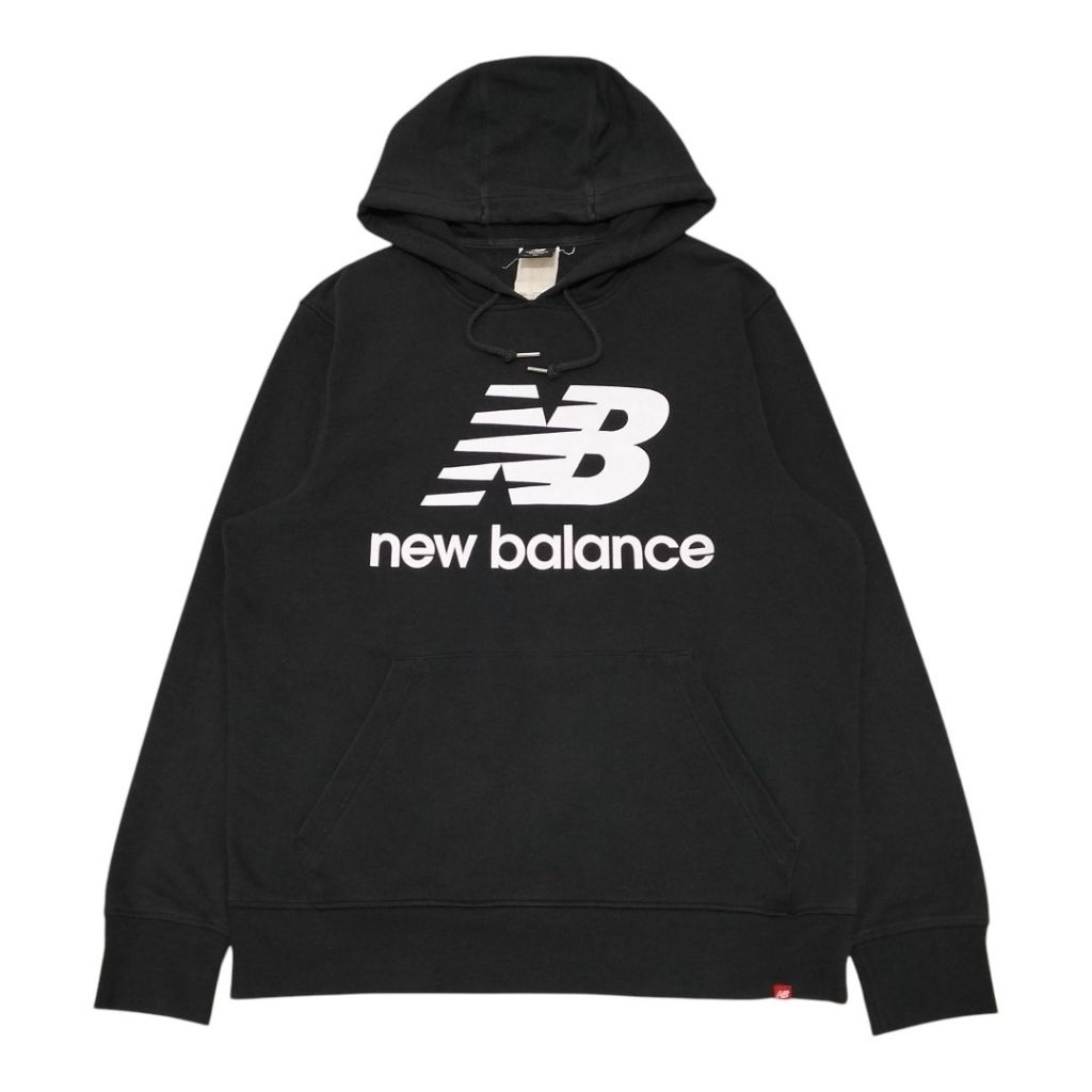 HOODIE NB NEW BALANCE LOGO HITAM / BLACK 2 SECOND ORIGINAL