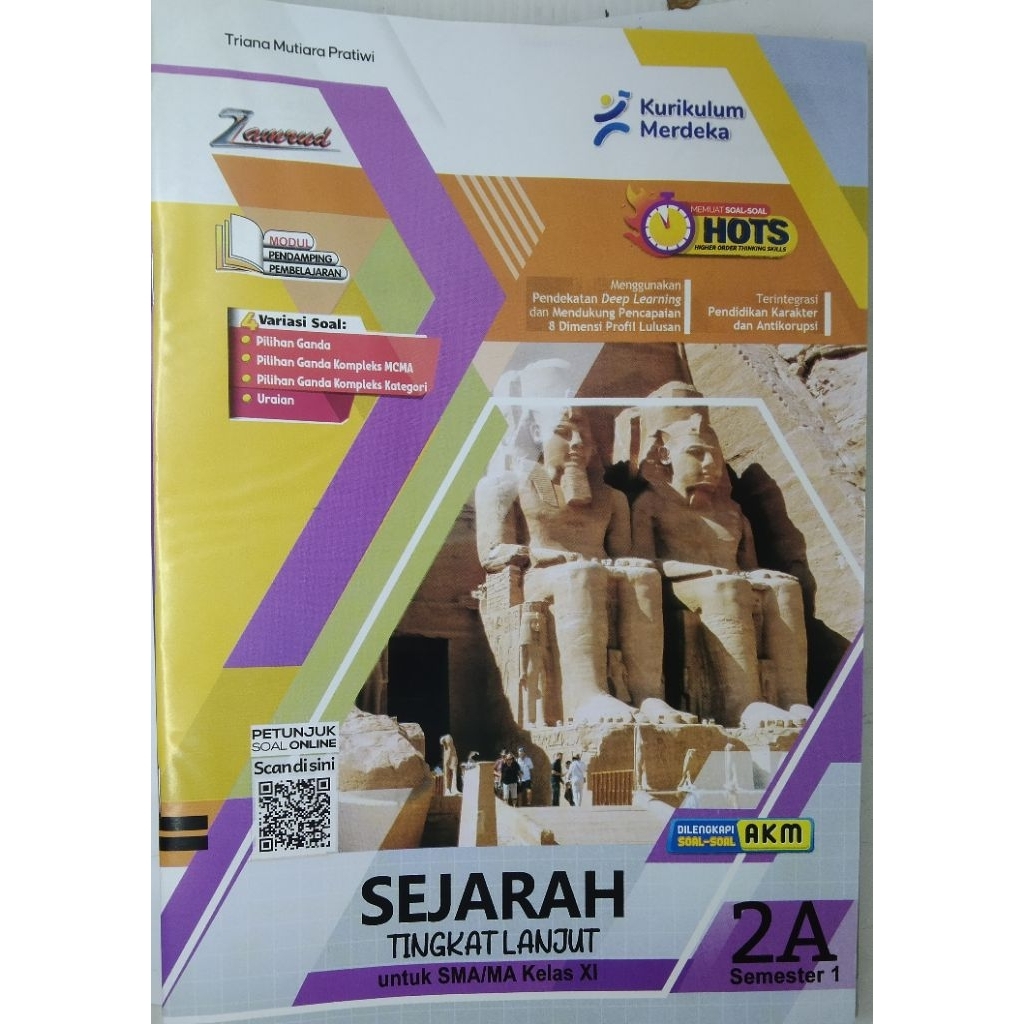 LKS SMA MA SEJARAH TINGKAT LANJUT KELAS 11 12 SEMESTER 1 KURIKULUM MERDEKA