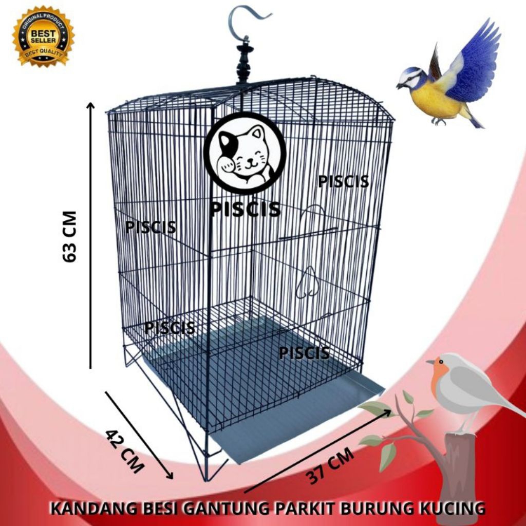 KANDANG GANTUNG BURUNG MERPATI LOVE BIRD KENARI PIJANTUNG TEPUS KUTILANG TRUCUKAN CUCAK EMPRIT GEREJ
