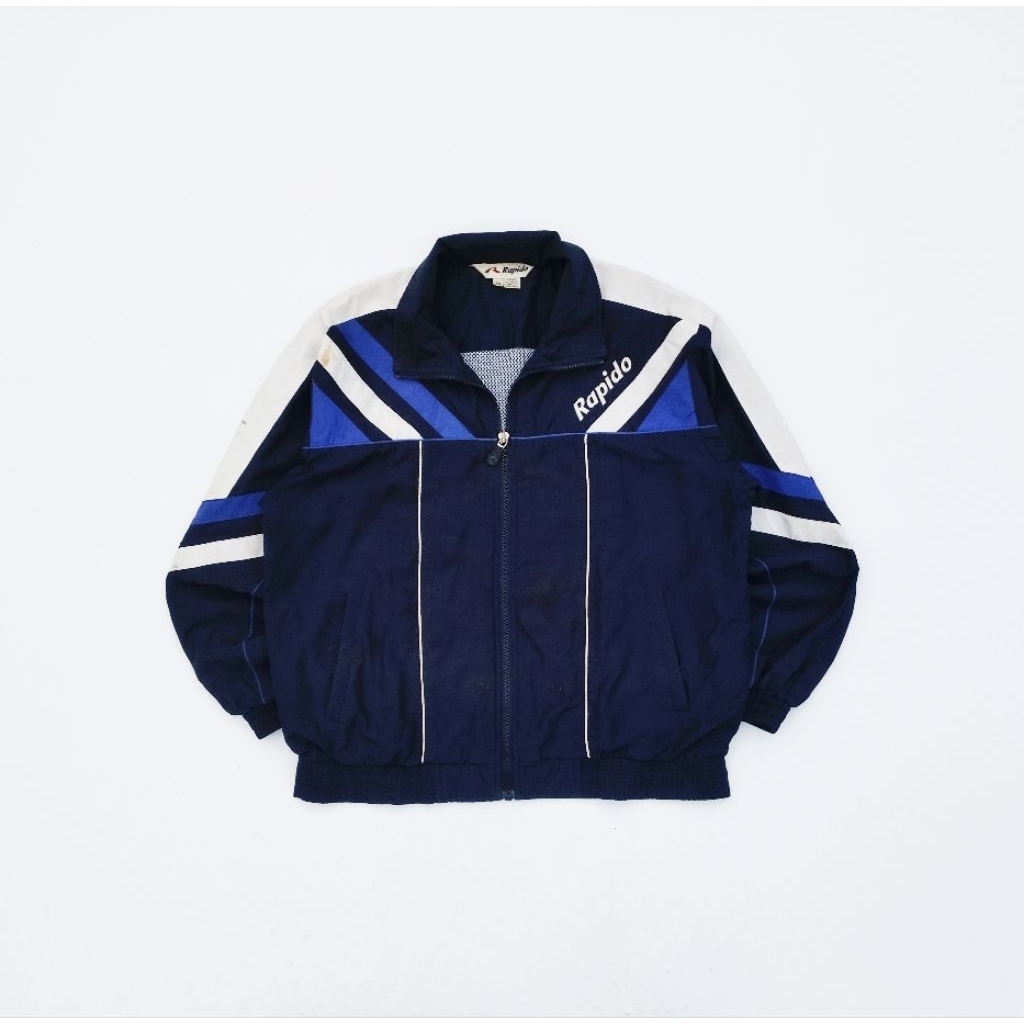 Vtg Windbreaker jacket rapido L boxy