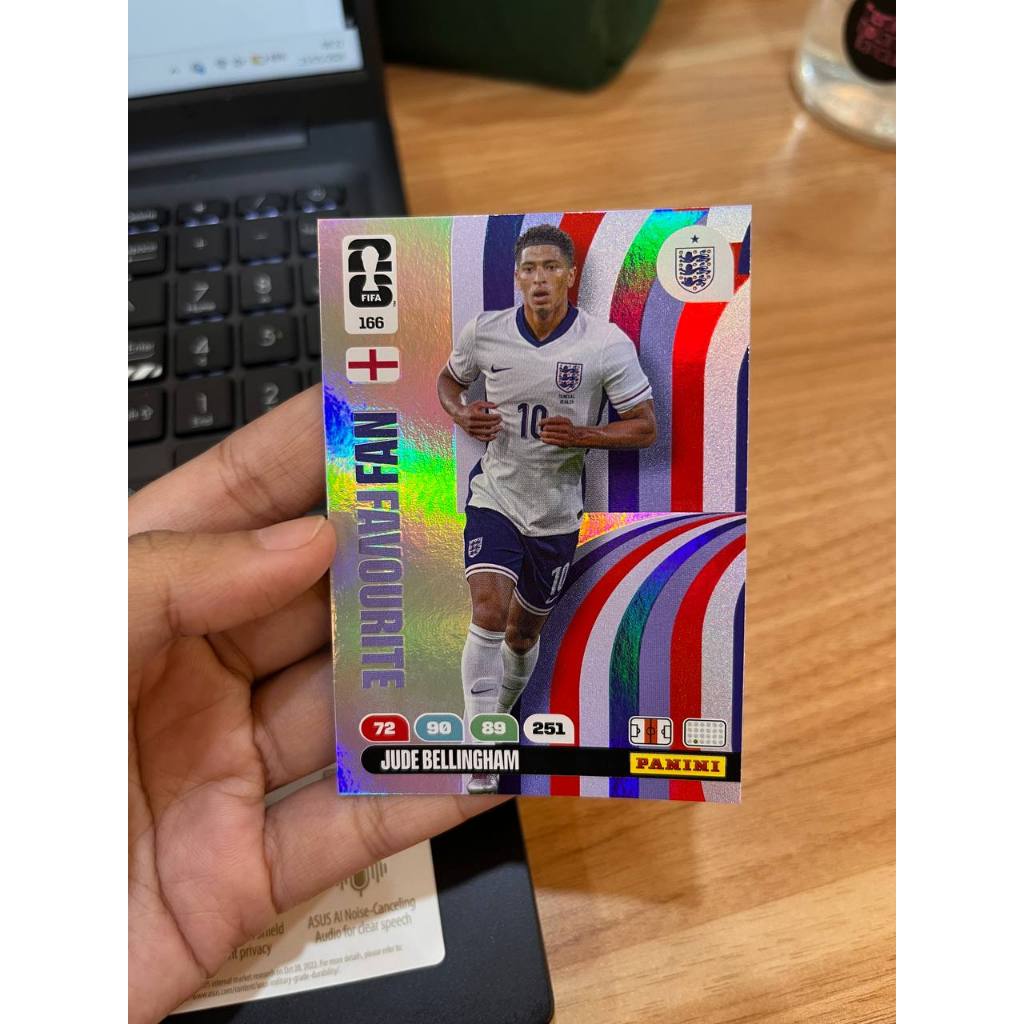 Panini Adrenalyn XL FIFA World Cup 2026 Jude Bellingham England Fan Favorite Kartu Piala Dunia